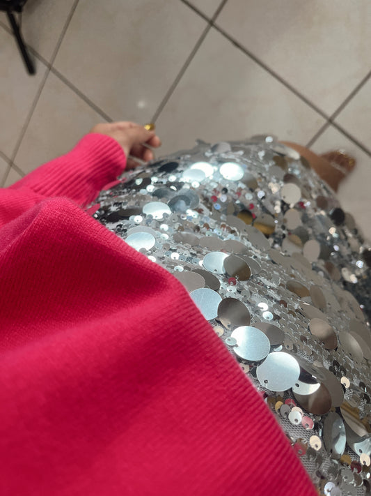 Sequins Mini Skirt