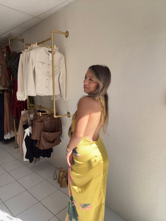 Sunset Knot Maxi Dress