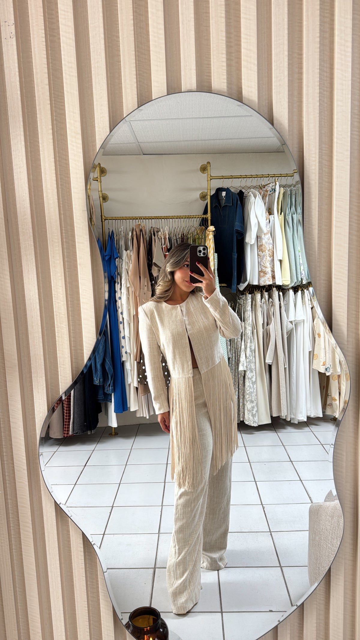 Fringe Blazer Set