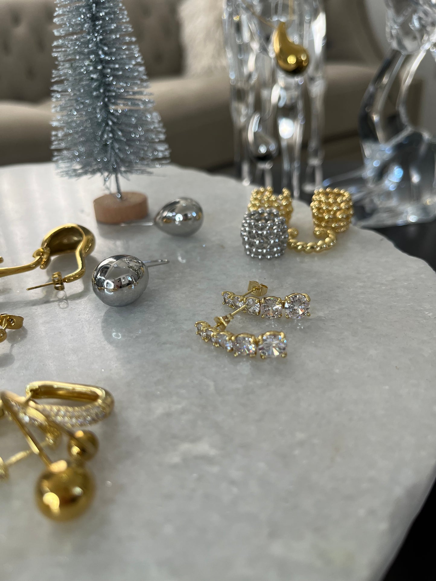 Rhinestone Earings