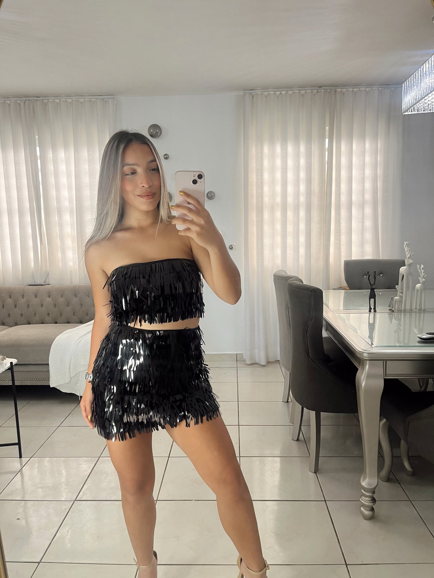 Shinning Black Set
