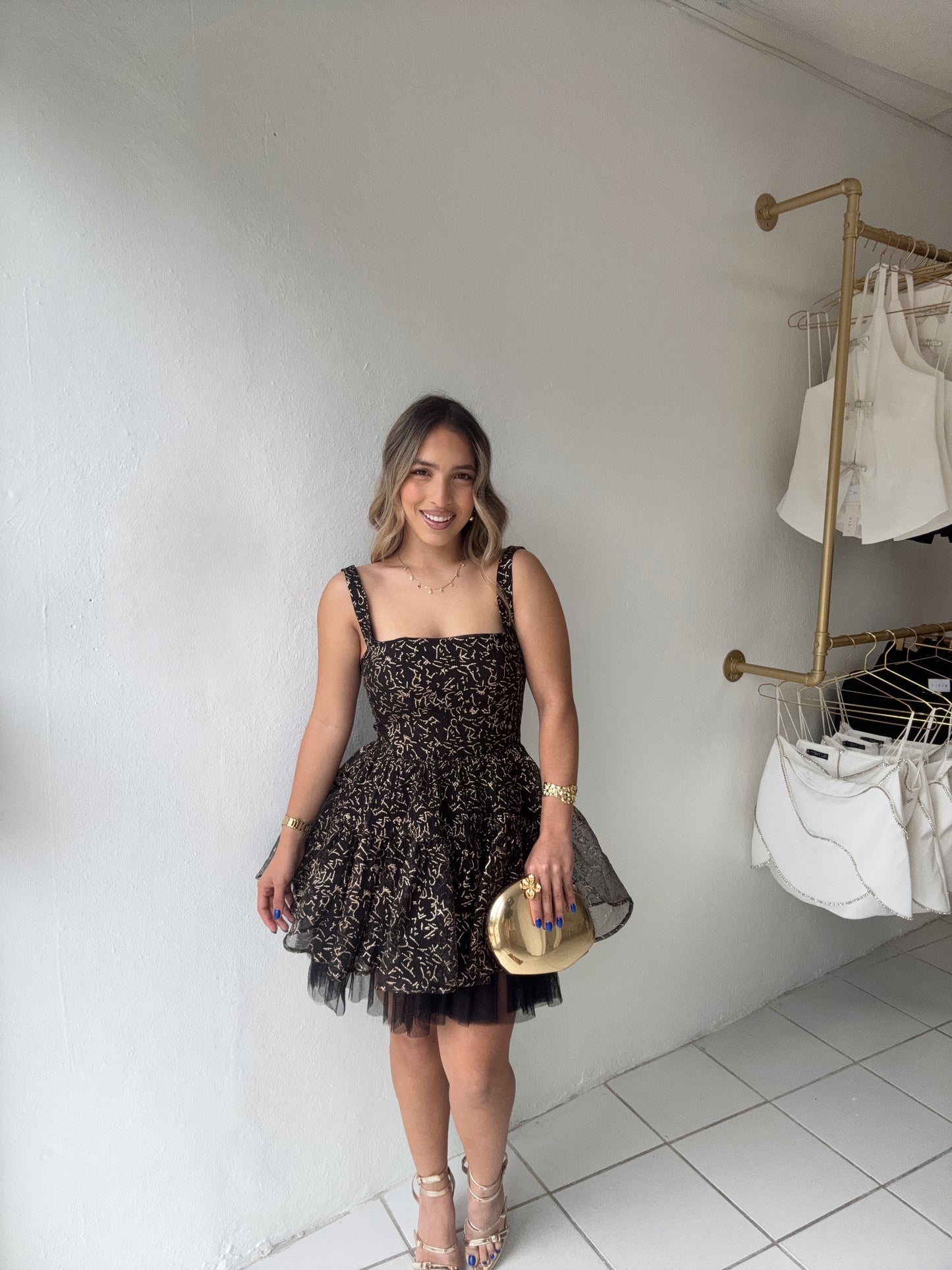 Glitter Spec Tutu Dress