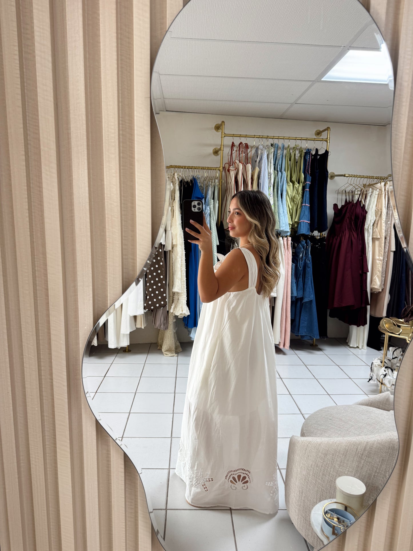Embroidered Maxi Dress