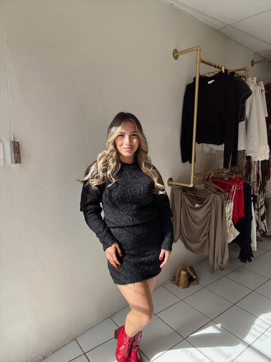 Sweater Skirt Set