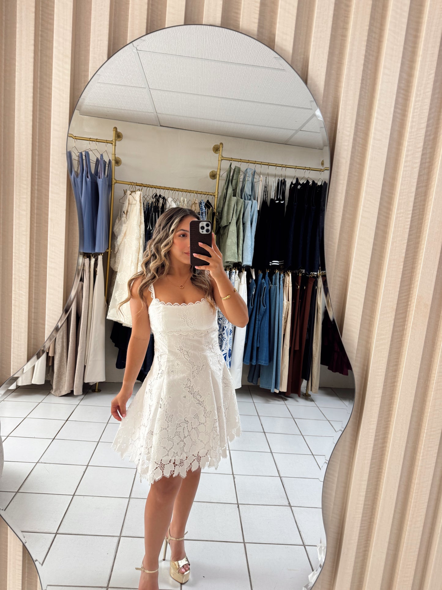 Ivory Lace Dress