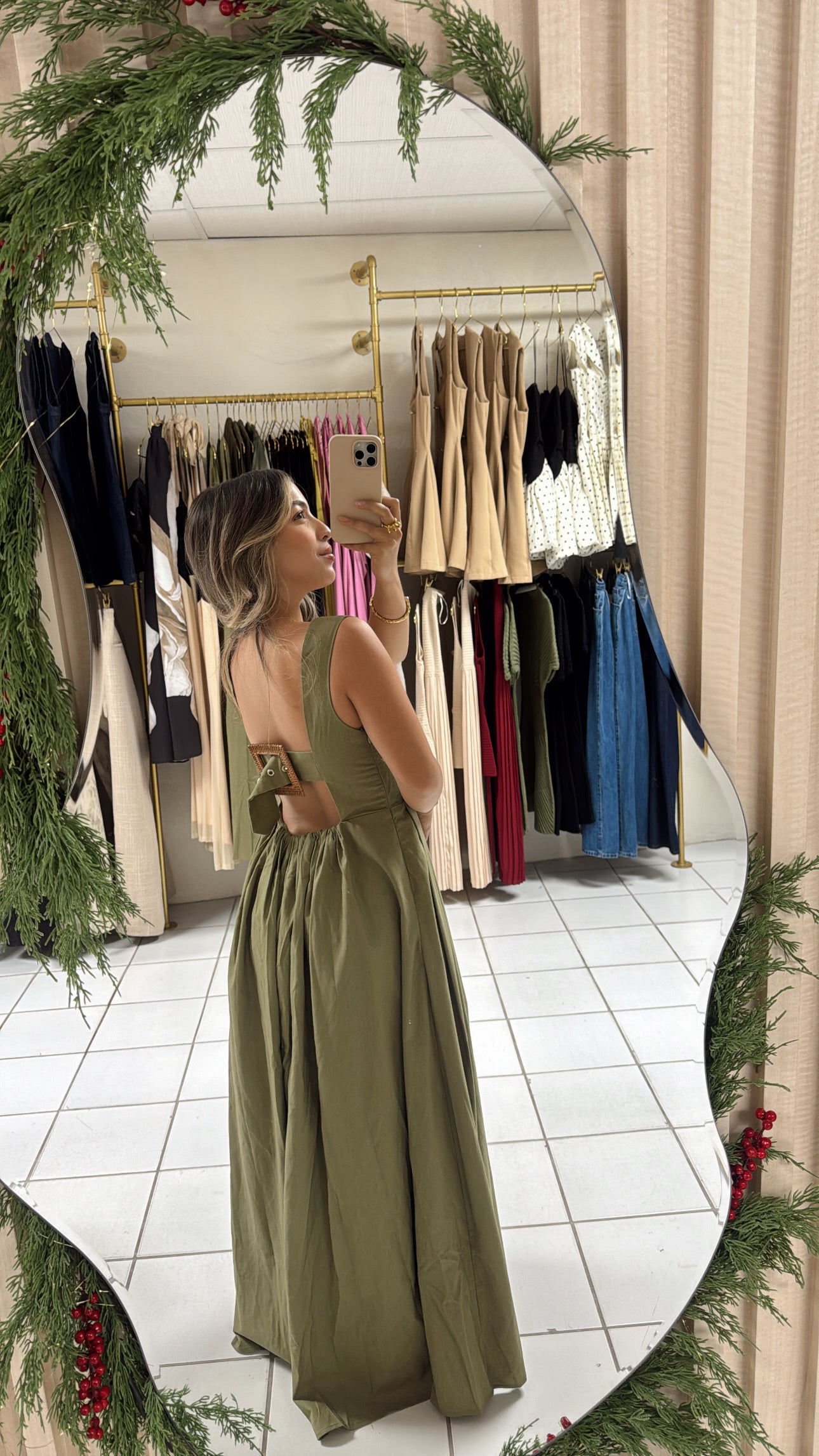 Olive Maxi Dress
