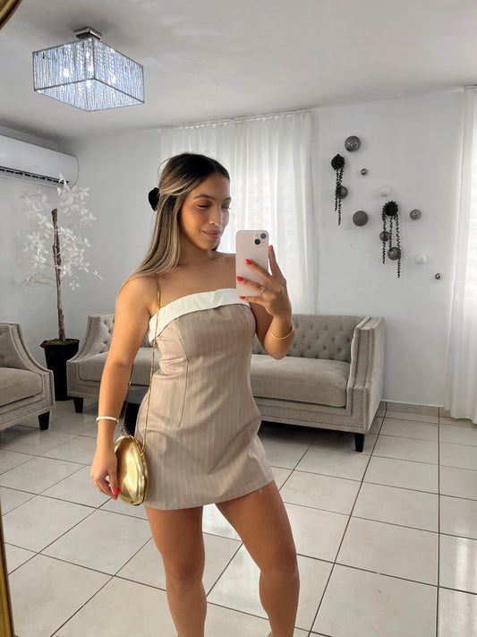 Stripe Sleeveless Romper