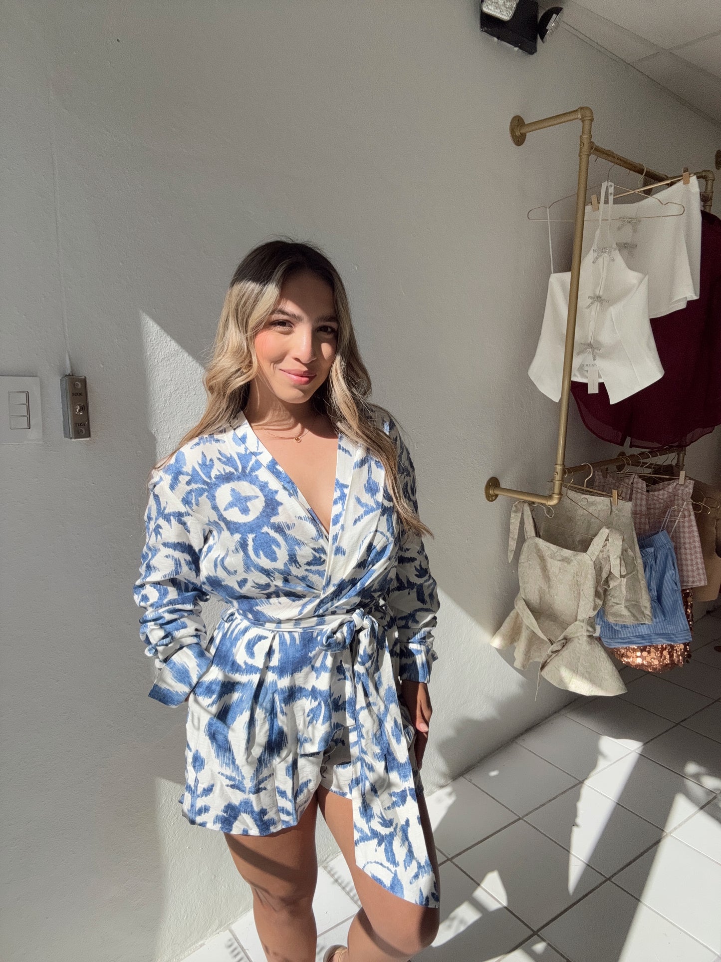 Maja Tie Shirt Romper