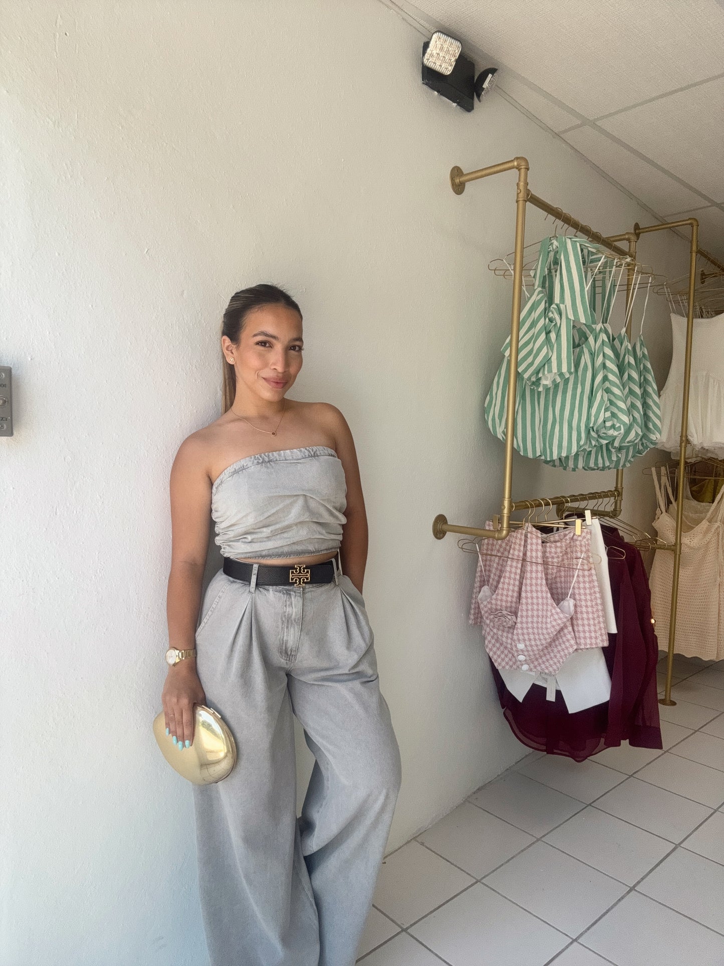 Vintage Grey Denim Set