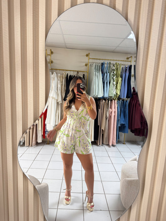 Linen Summer Romper