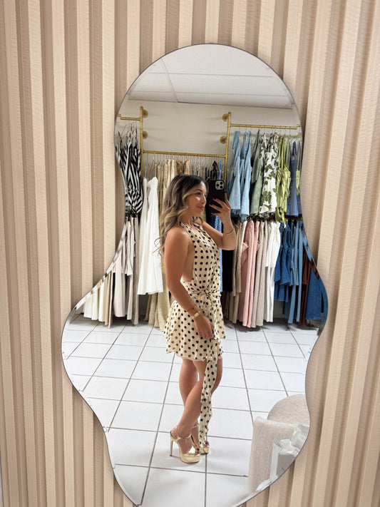 Polka Dot Wrap Dress