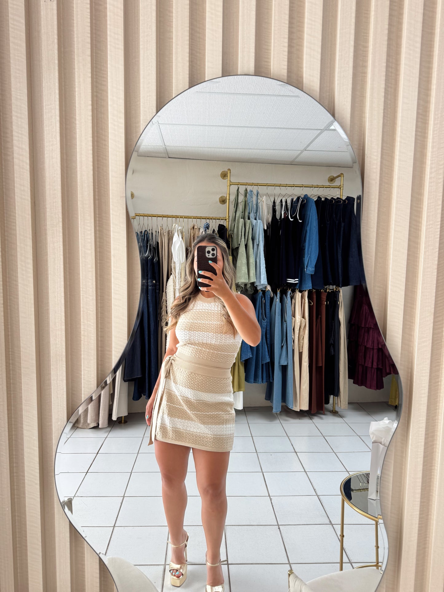 Sleeveless Knit Set