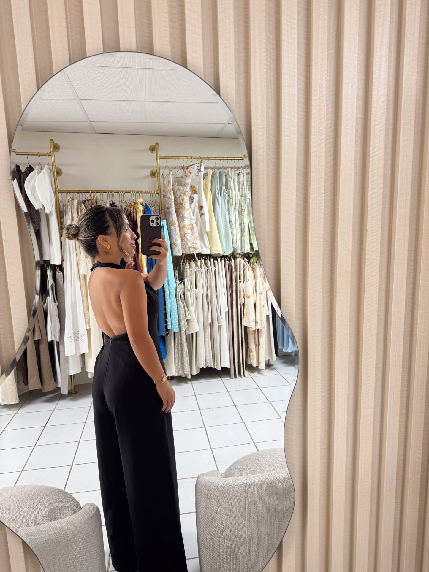 Halter Black Jumpsuit