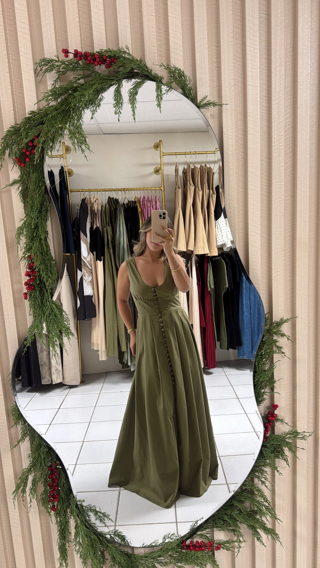 Olive Maxi Dress