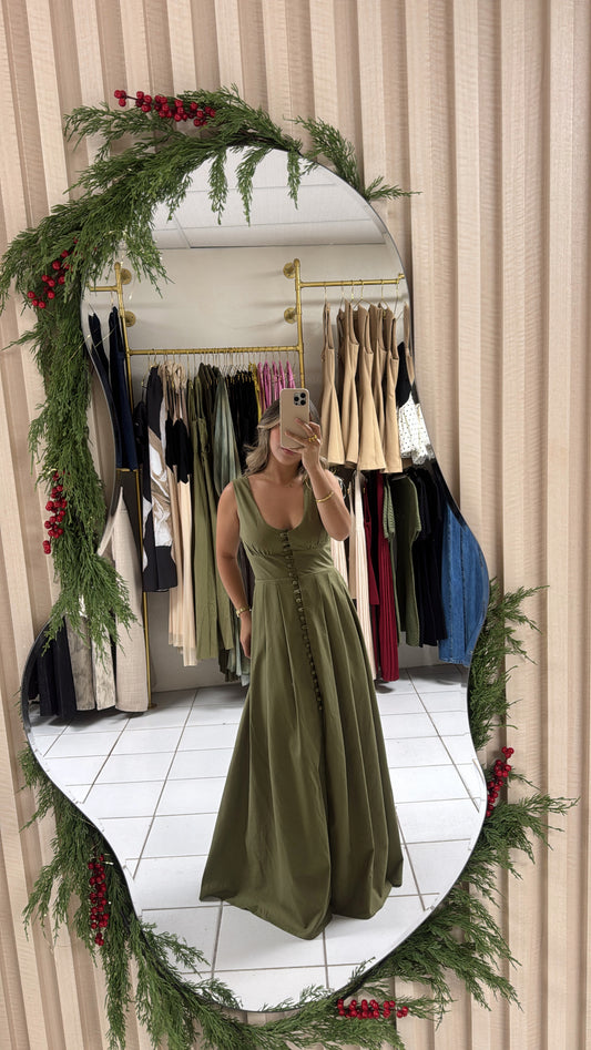 Olive Maxi Dress