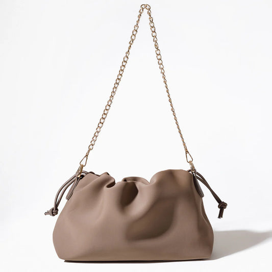PUFF CLUTCH MOCHA