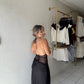Lace Satin Dress