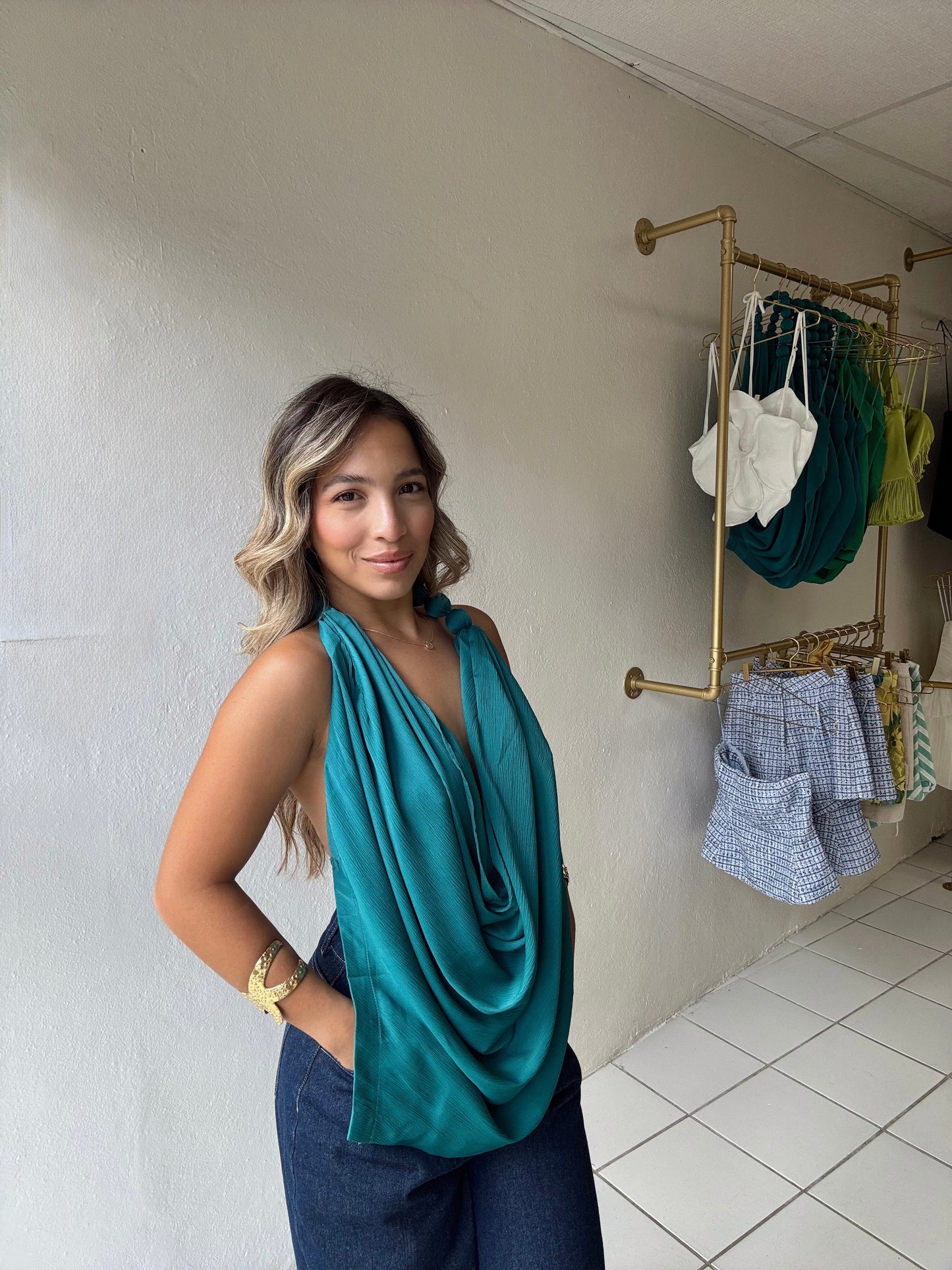 Dolih Top (Teal)
