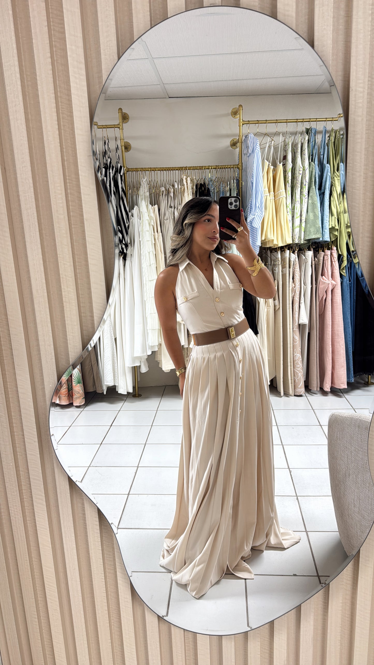 Belted Maxi Dress