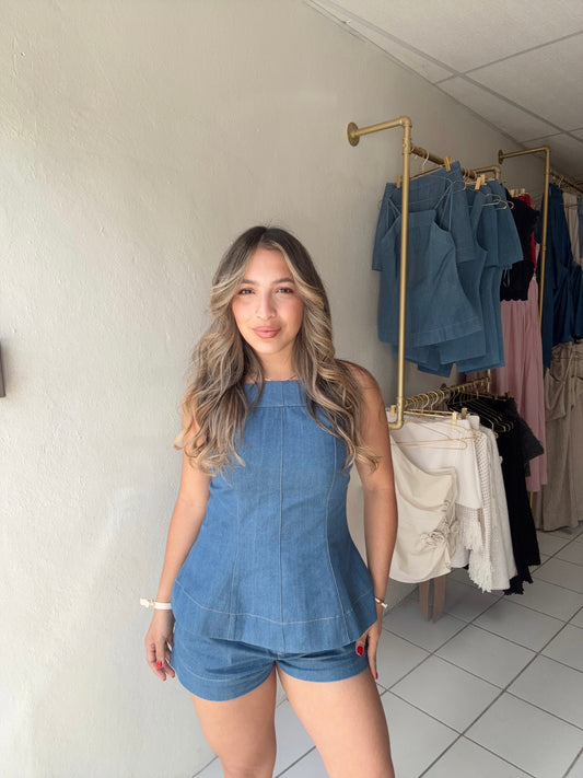 Indigo Denim Set