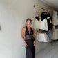 Lace Satin Dress
