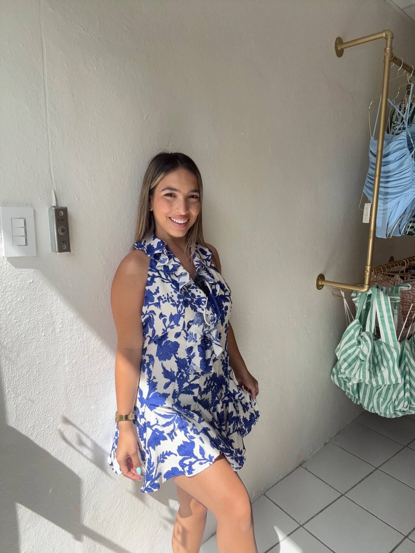 Catrina Ruffle Mini Dress