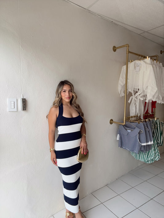 Striped Maxi Dress