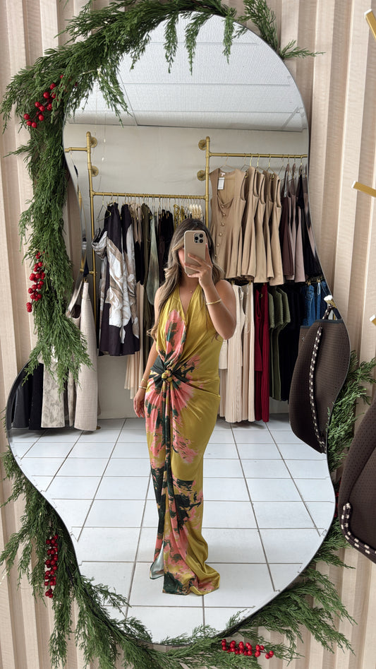 Sunset Knot Maxi Dress