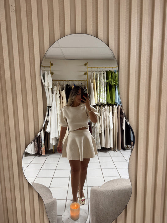 Puff Short Knit Set