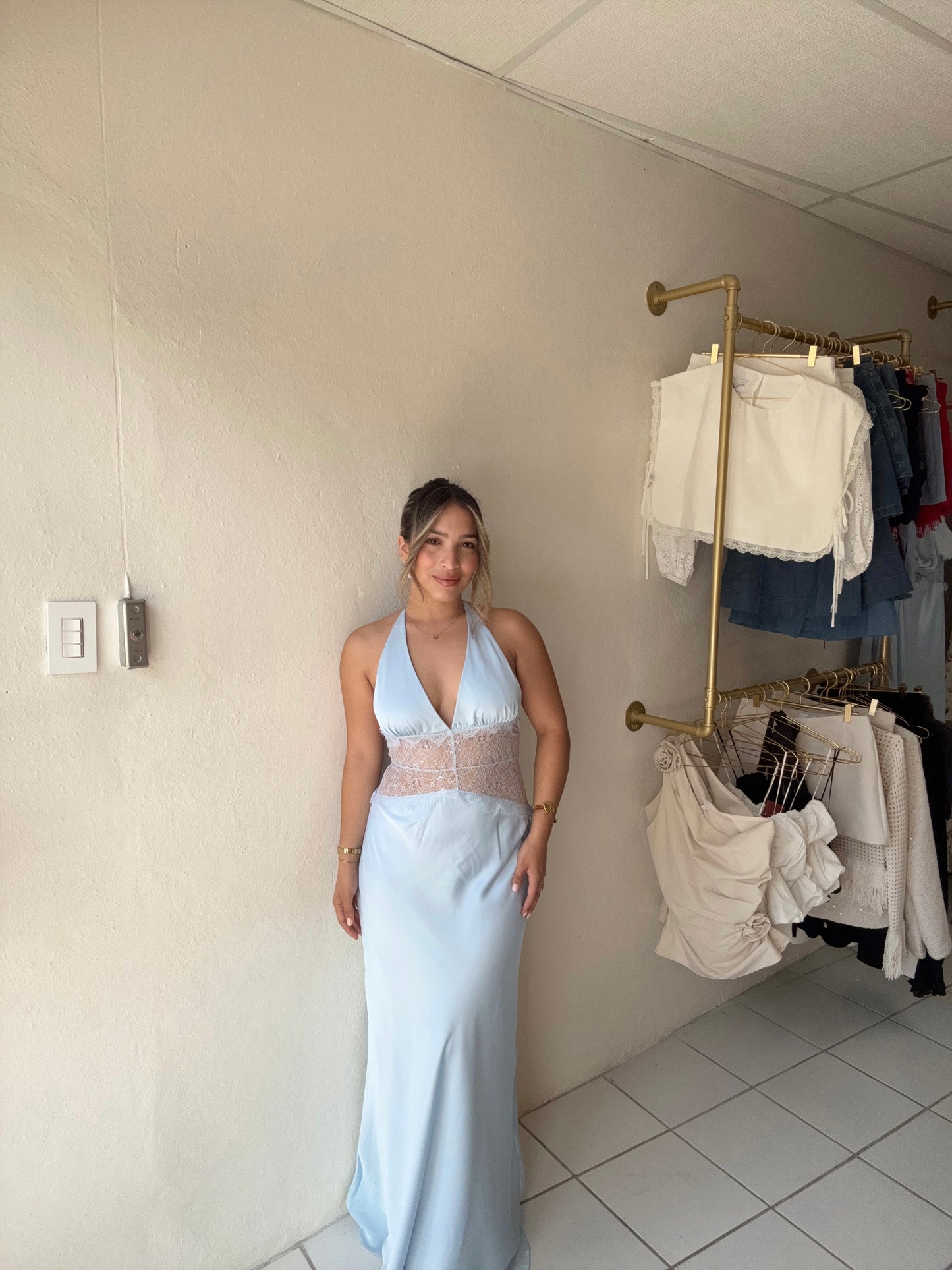 Sky Lace Dress