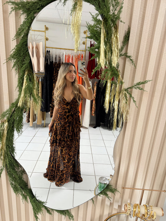 Animal Print Maxi Dress