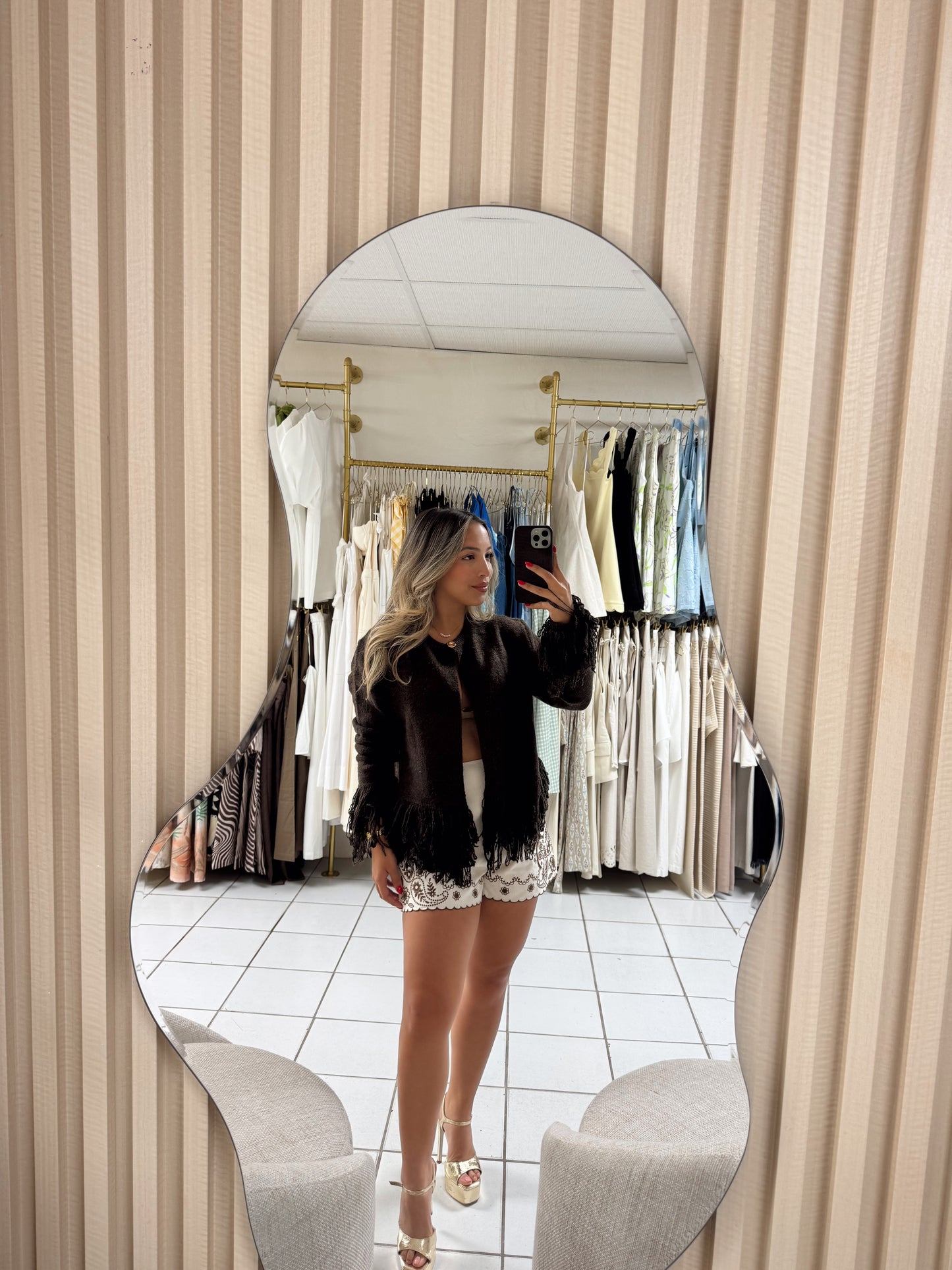 Fringe Knitted Cardigan