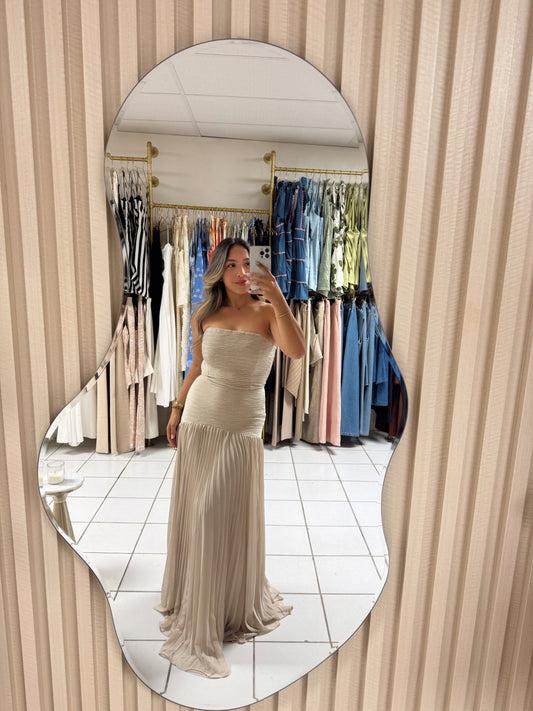 Texture Pleated Dress