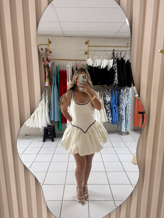 Bounce Tweed Bubble Dress