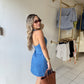 Halter Demin Dress