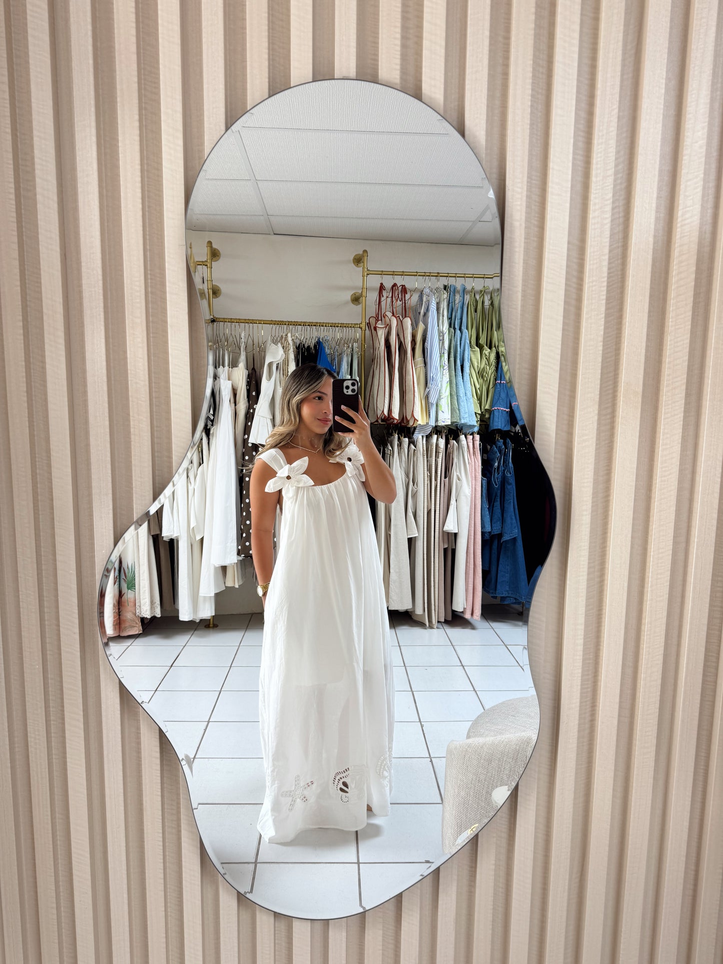 Embroidered Maxi Dress