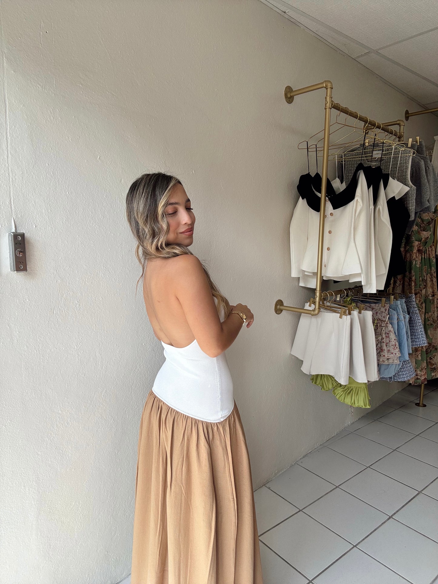 Knitted Halter Dress