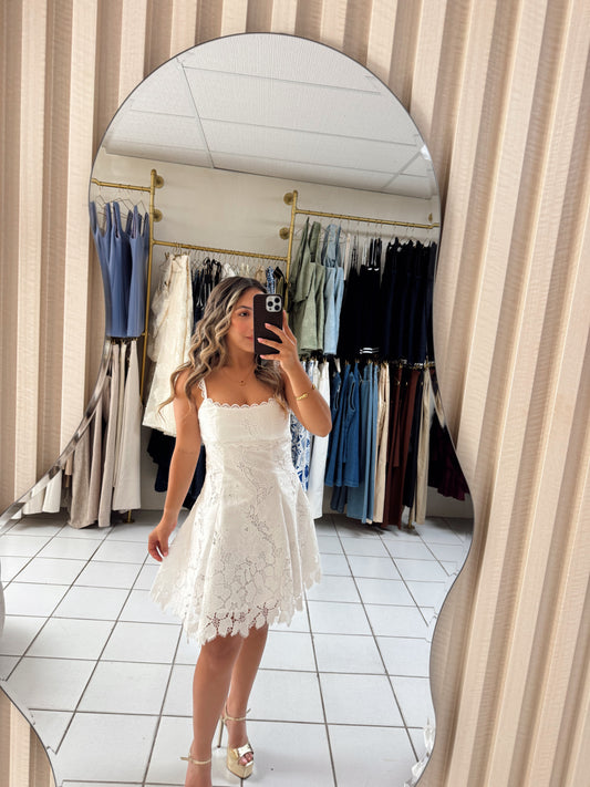 Ivory Lace Dress