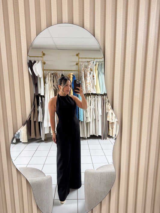 Halter Black Jumpsuit