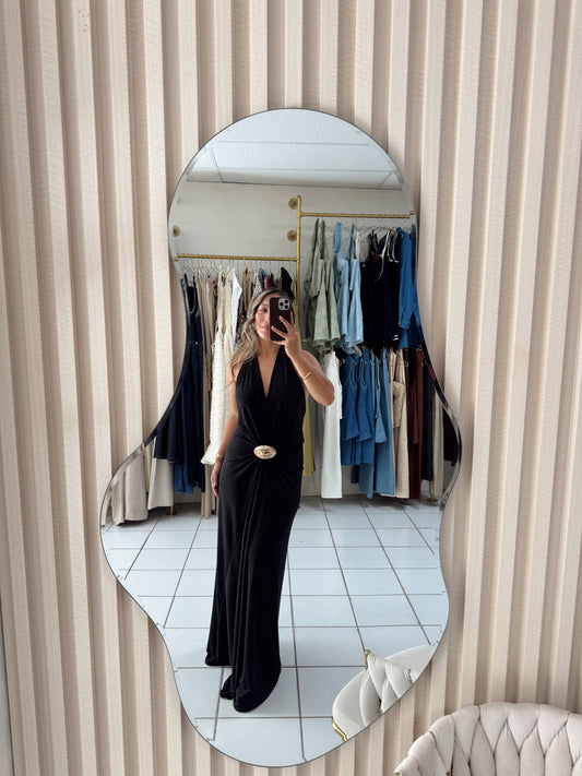 Golden Orbit Maxi Dress