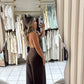 Halter Brown Jumpsuit