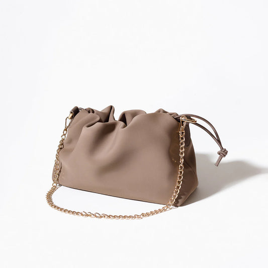 PUFF CLUTCH MOCHA