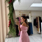 Pink Off Shoulder Dress