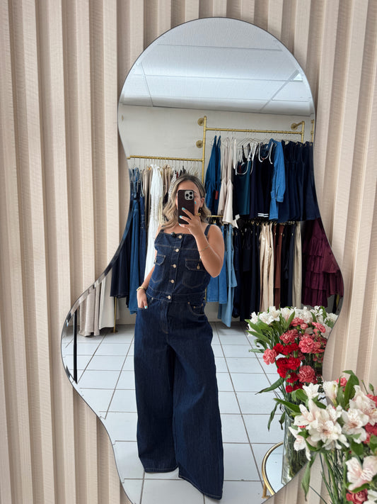 Baggy Overall Denim