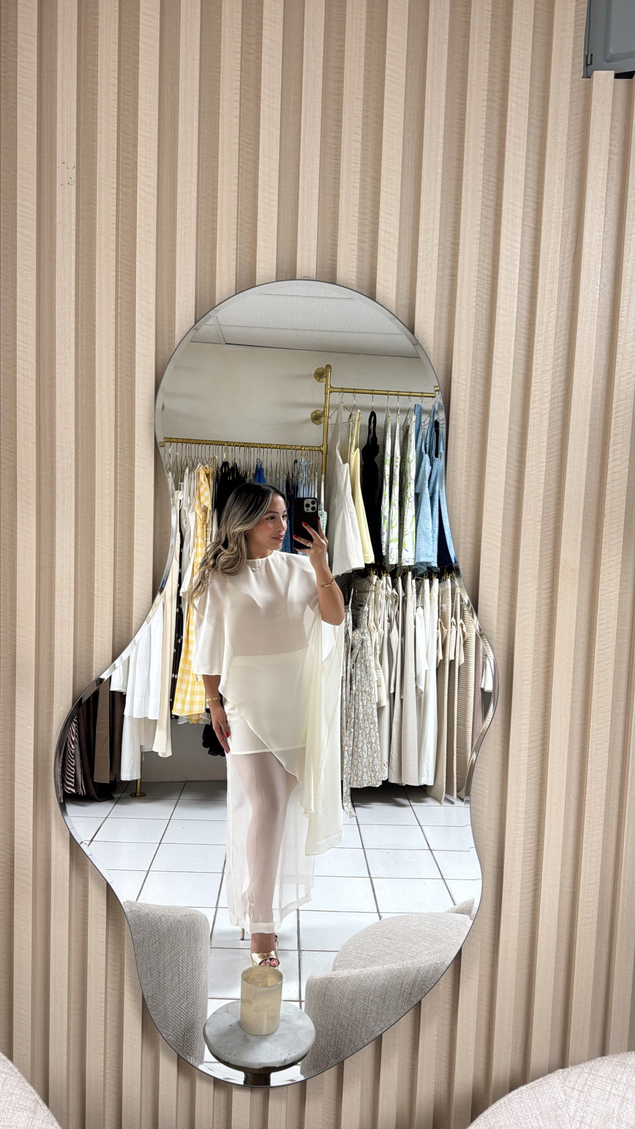 Oversized Assymetrical Cape Top
