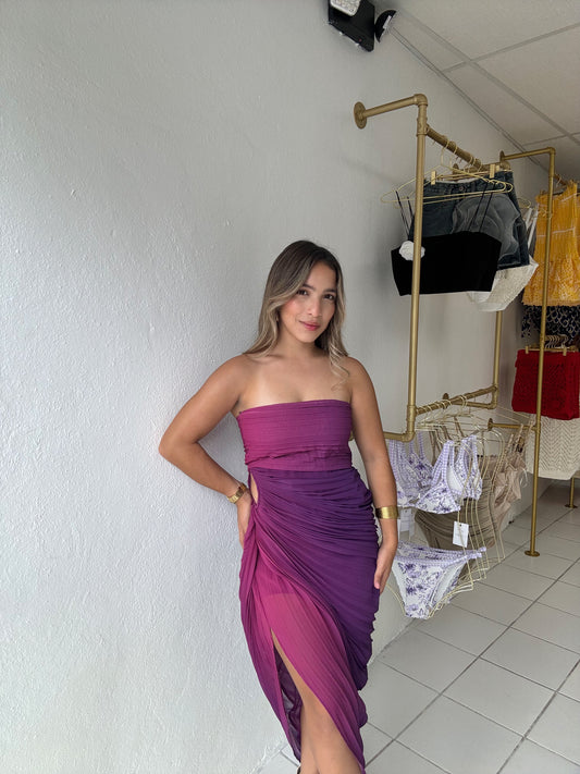 Purple Multi Dress