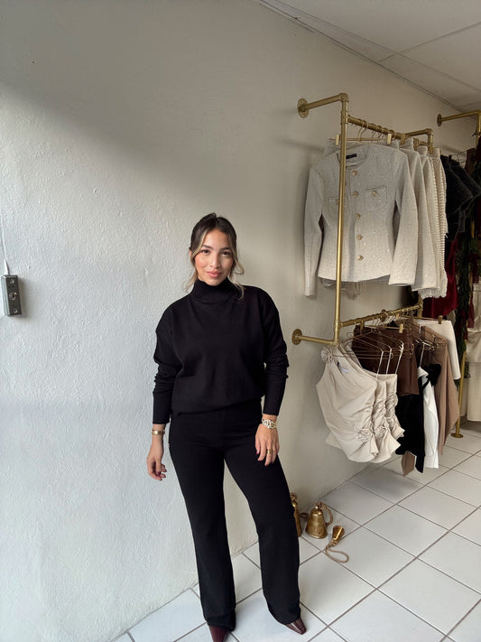 Turtleneck Sweater Set