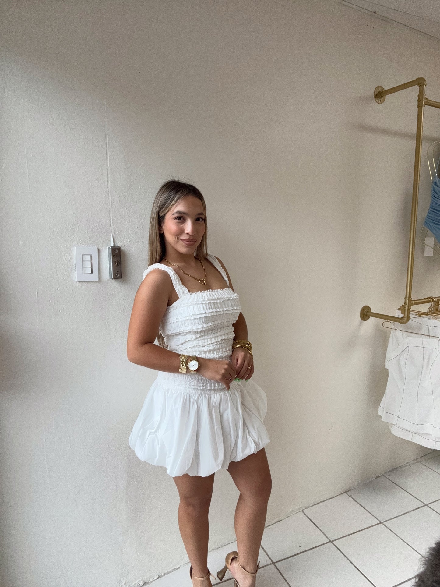 Lave Bubble Mini Dress