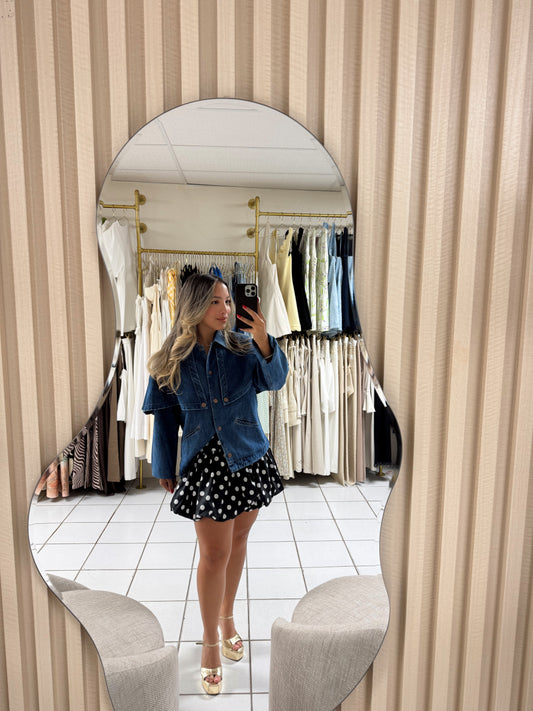 Cape Denim Jacket