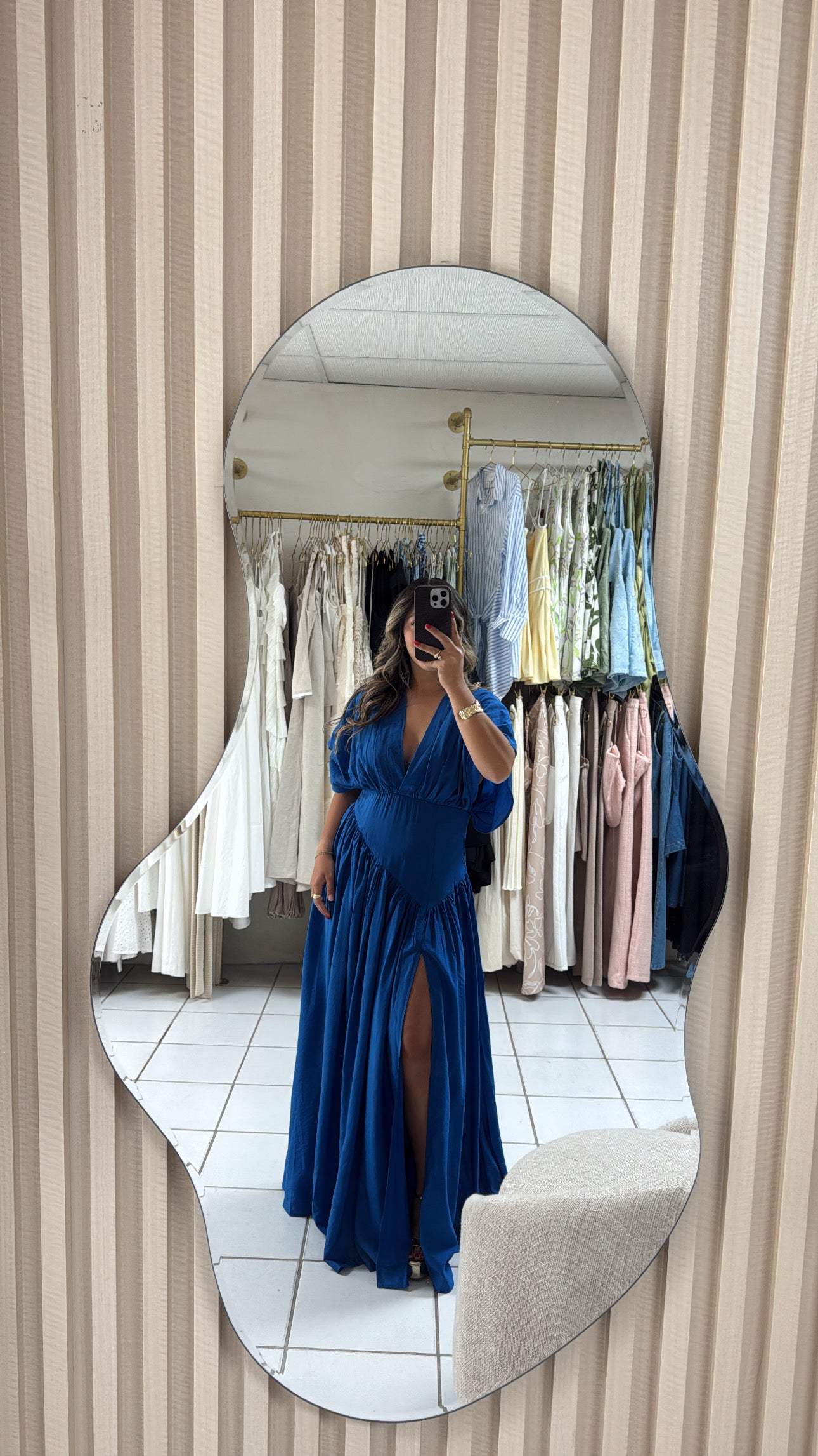 Plunge Asymetrical Maxi